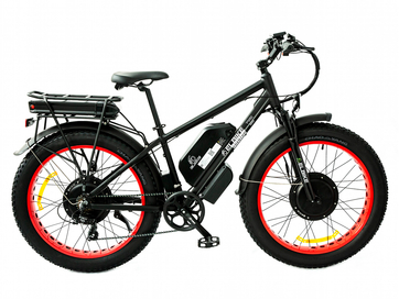 Электрофэтбайк Elbike Phantom Twix 2000 (Черный)
